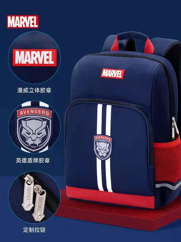 Disney New School bags For Boys Primary Student Shoulder Orthopedic Backpack Spider Iron Man Captain America Kids Gifts Mochilas