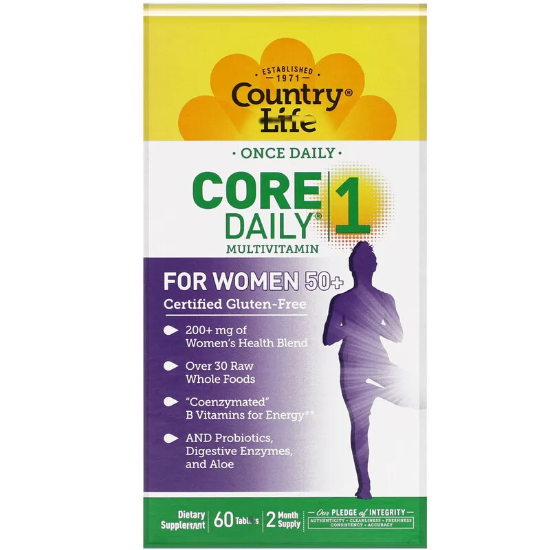 

Daily Core 1 Multivitamin, Women 50+, 60 Tab