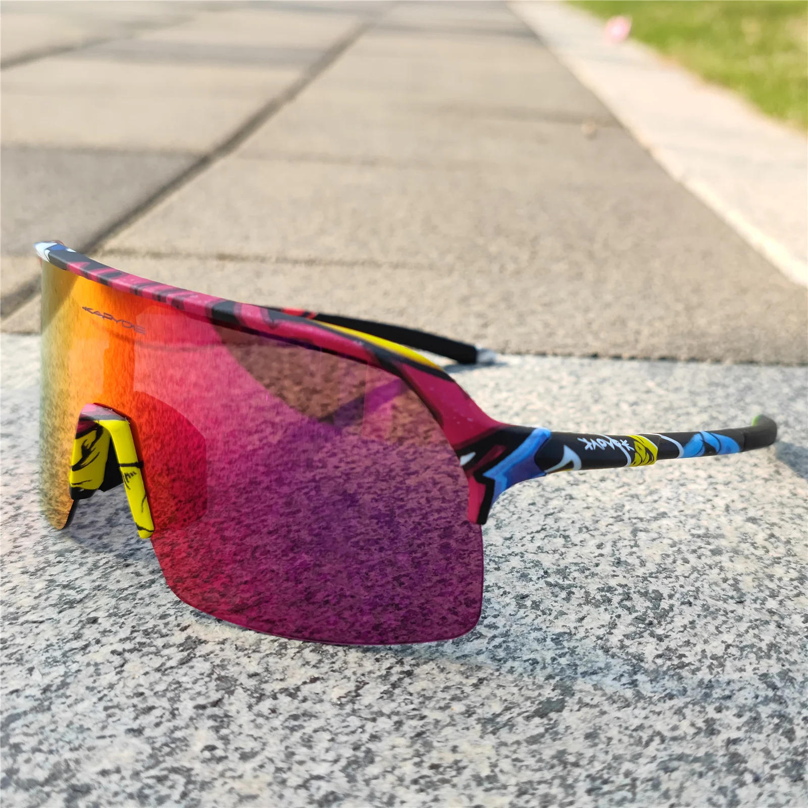 Поляризованные велосипедные солнцезащитные очки для горных и шоссейных