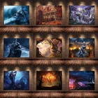 Картина Настенная на холсте World Of Warcraft 8,0 плакат-карта картина маслом игровой постер Картина гостиная украшение для дома