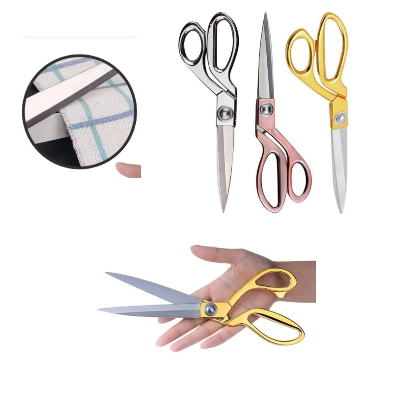 Ножницы для шитья винтажные швейные ножницы из нержавеющей стали портной ткани