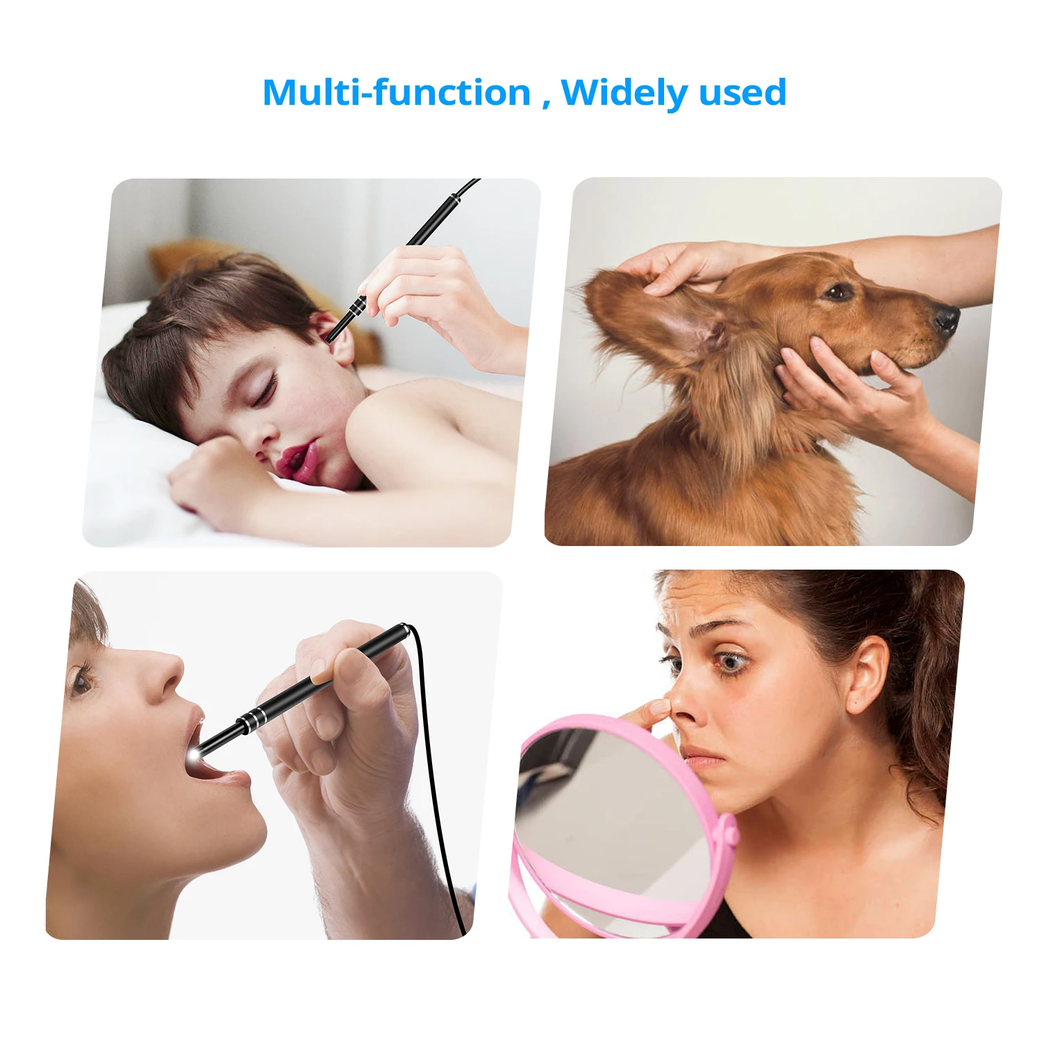 FUERS In Ear Cleaning Endoscope USB визуальная Ушная ложка 5 мм мини камера Android PC pick Otoscope бороскоп