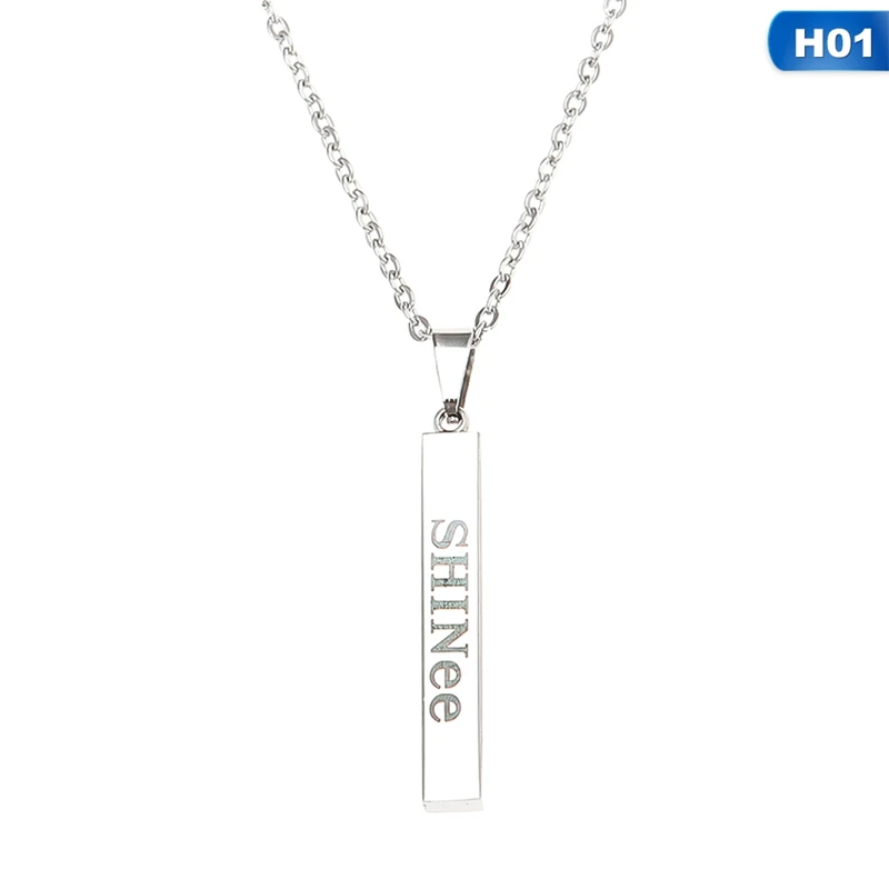 1 шт. JieyueJewelry модное ожерелье для мальчиков Kpop SHINee женщин мужчин на день рождения