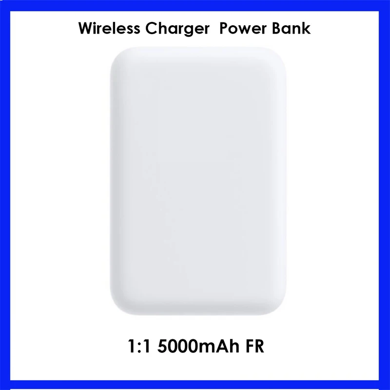 

Original 1:1 5000mAh 10W Portable Fast Wireless Power Bank Magnetic For iphone12 13 12pro max For 13 With Box Portable Battery