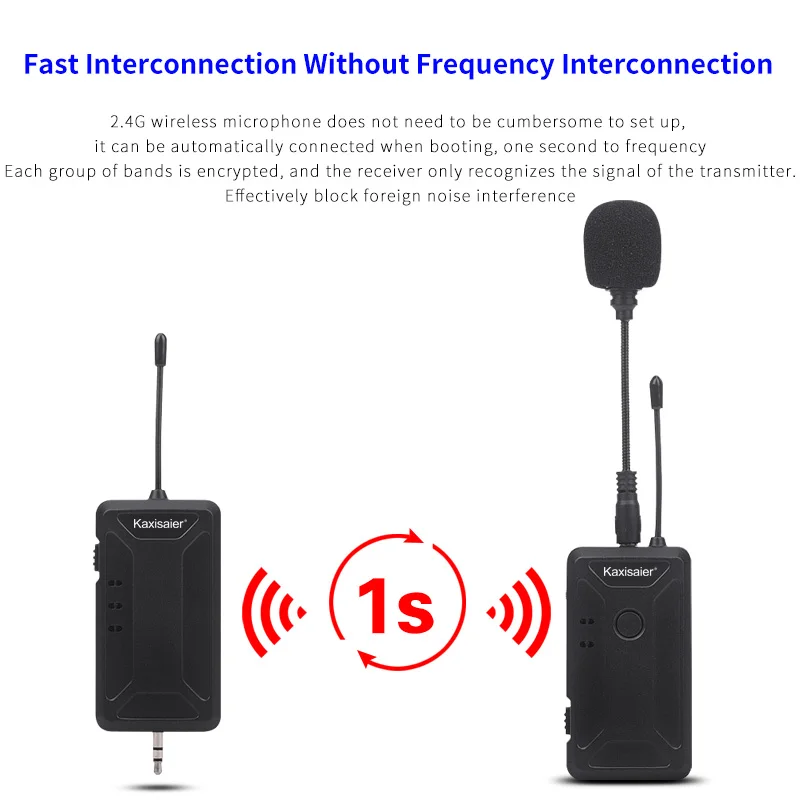 Профессиональное руководство FM Запираемая точка частоты 2,4G беспроводные наушники/воротник зажим/прямой полюс микрофон для учителя