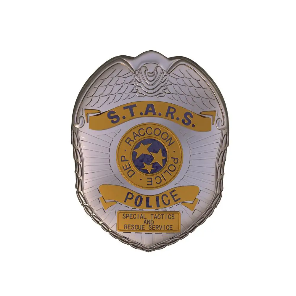 Значки Xcoser Remake Leon косплей S.T.A.R.S. РПД булавка реквизит для костюма броши копия