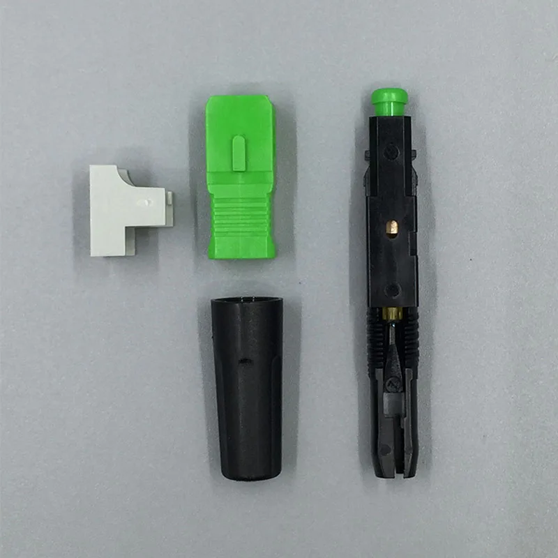 FTTH SC APC FTTH pre-bur fiber optic quick connector SC APC FTTH Fiber Optic Fast Connector SC Connector