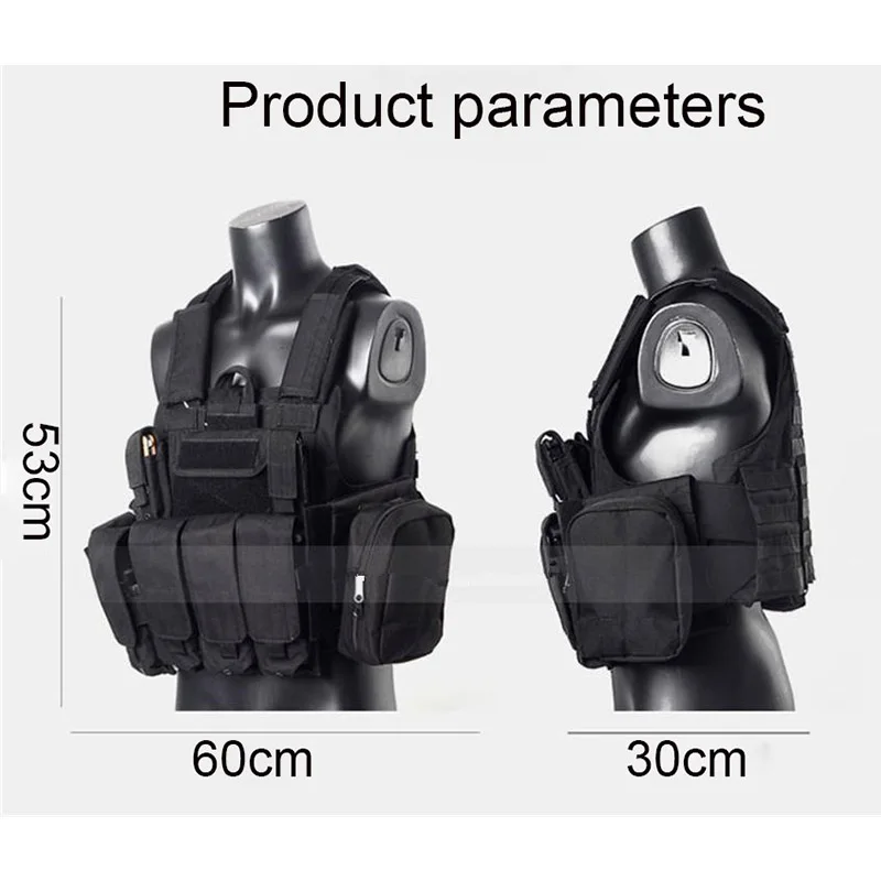 МОЛЛЕ системы износостойкий Охотничий Тактический жилет скалолазание пластины