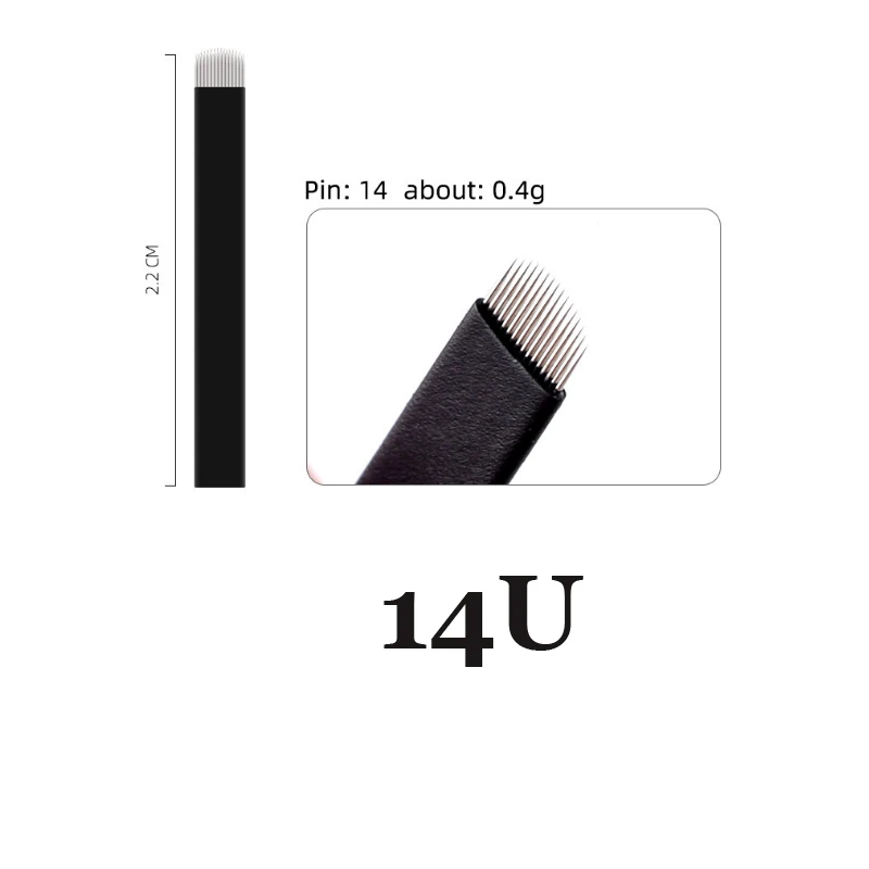 Лезвие для татуировки макияжа 500 шт. товары перманентного микроблейдинг лезвие