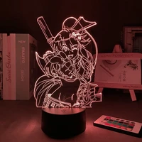 led night light anime gurren lagann yoko led night light for bedroom decor birthday gift 3d touch sensor nightlight