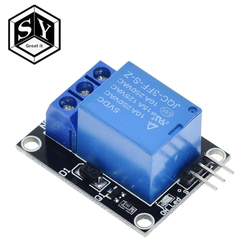 1 шт. Great IT KY 019 5 в одноканальная релейная Модульная плата щит для PIC AVR DSP ARM реле