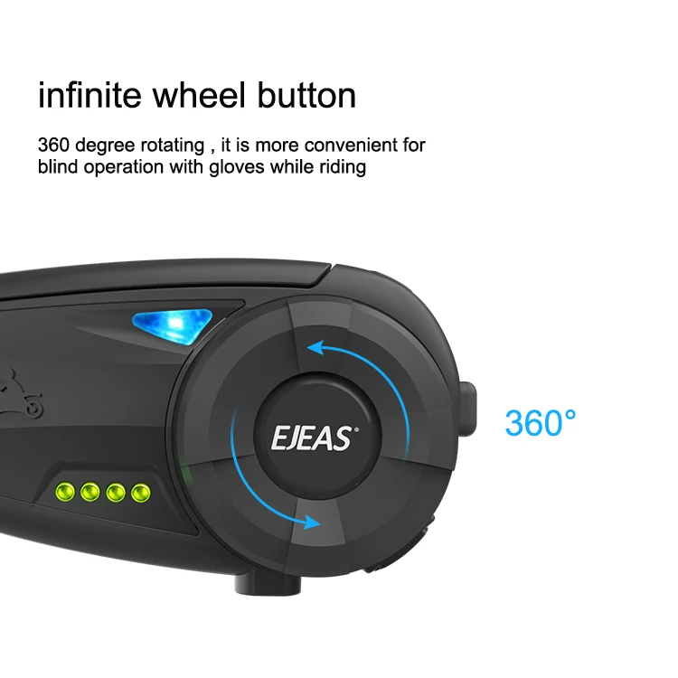 2 шт. 1200 м Quick20 мотоциклетная Интерком гарнитура Raid пара Bluetooth 4,2 с FM радио поворотный индикатор батареи для 2 всадников