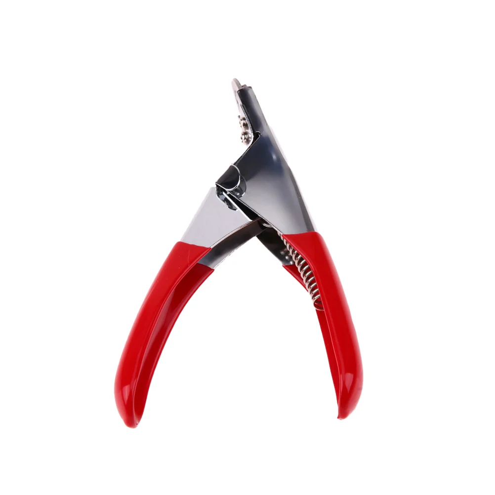 

Портативные кусачки для когтей домашних животных, кусачки для ногтей, ножницы для груминга собак и кошек (красные)