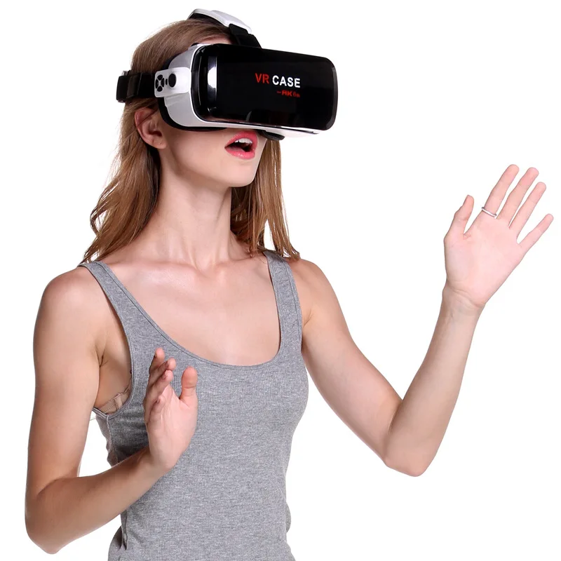 Original Vr Case 6 Leather Cardboard Helmet Virtual Reality Glasses Stereo Headphones Mobile Phone Ultra Hd Is Super R | Игрушки и хобби