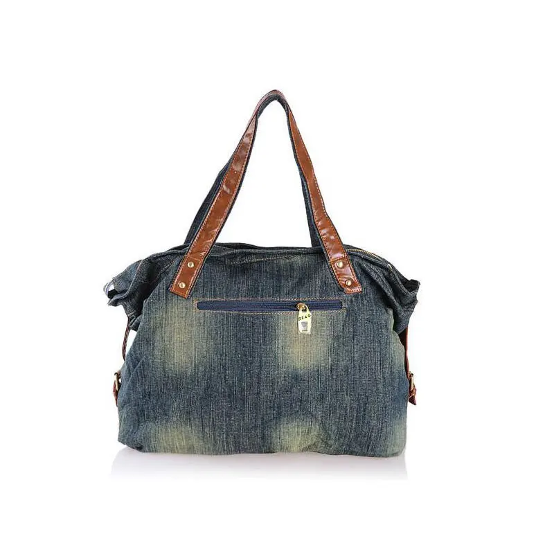 Женская джинсовая сумка LJT Корейская вместительная сумка-тоут с рисунком щенка