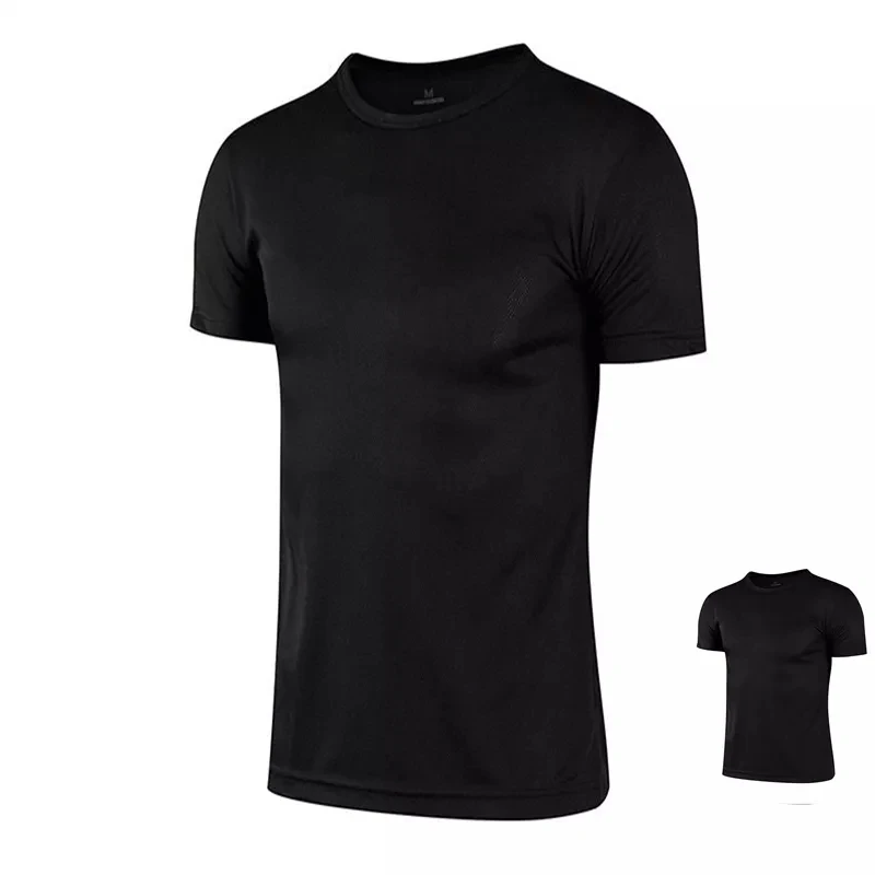 

2021 new short-sleeved men's summer sports T-shirt sweatshirt fitness shirt