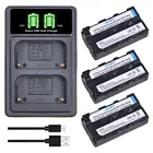 3 шт., Аккумулятор для камеры 2600 мАч, с портом Type C