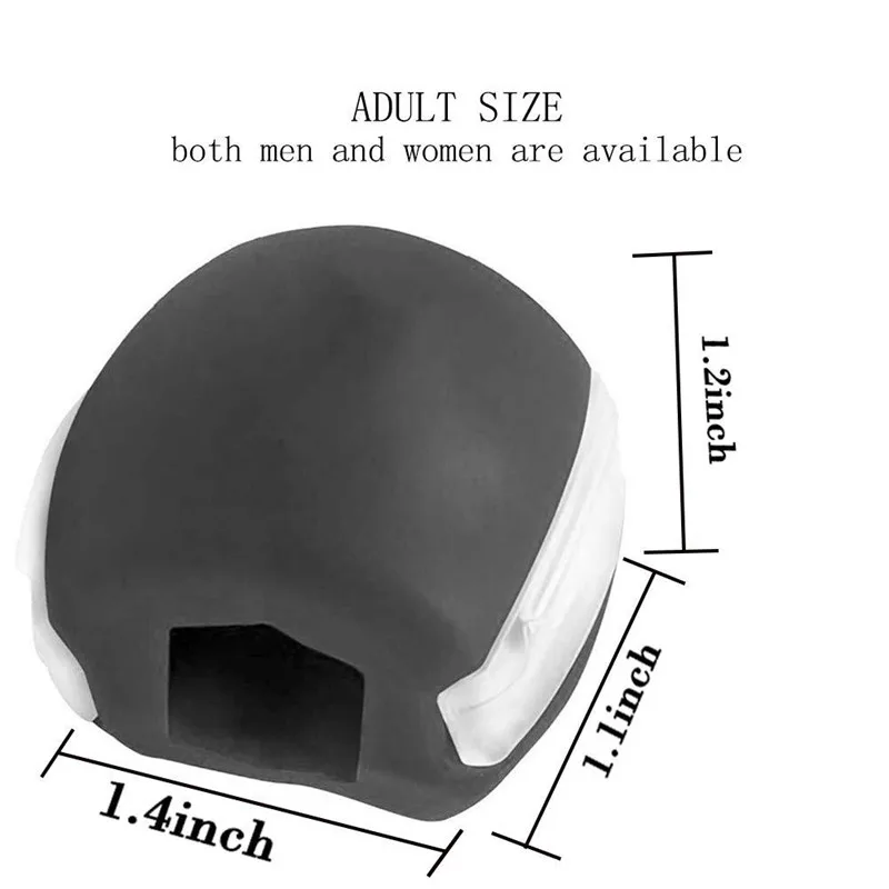 

Food-grade Silica Gel Jaw Muscle Exerciser Anti-age Jawline Exercise Facial Toner Face Neck Training Simulator Fitness Ball