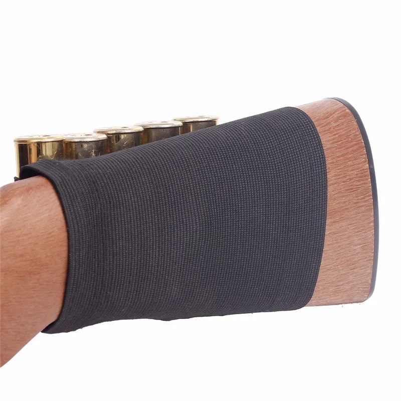 Hunting Gun Accessory Military Gear 5/8/9/14 Rounds Shotgun Buttstock Ammo Pouch Shell Holder Bullet Cartridge Bandolier Free
