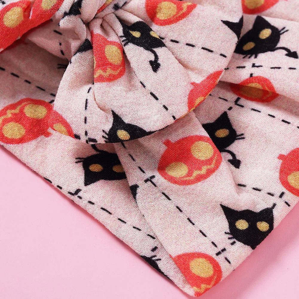 

Fashion Parent-child Hair Accessories Soft Elastic Headband Female Holiday Children's Headdress Digital Printing Headband