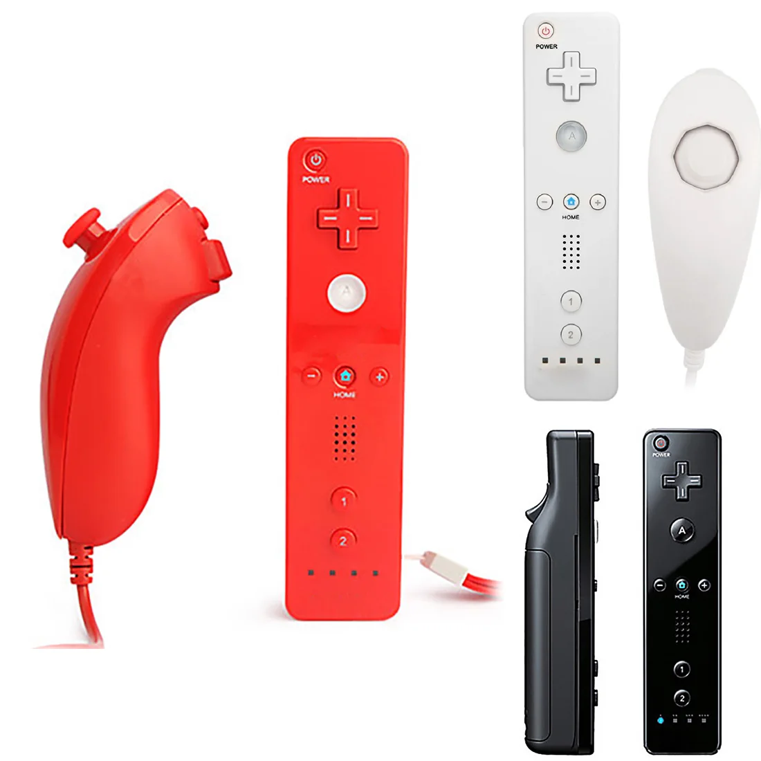 Левая anGamepad wii левая и правая ручка игровые аксессуары геймпад беспроводной