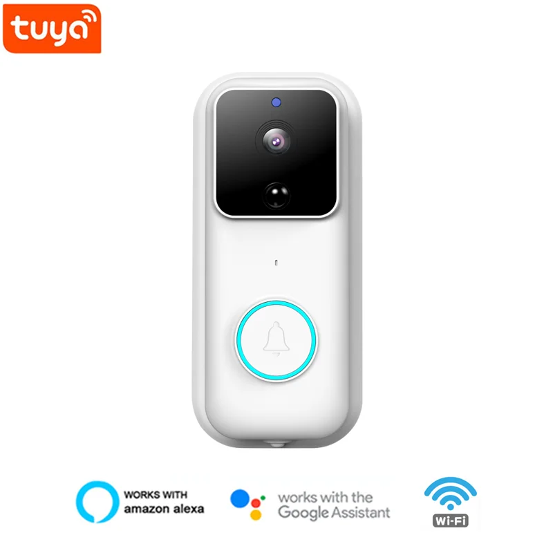 

Tuya WiFi смарт-видео дверной звонок Домофон безопасности Камера колокол приложение Smart Life Управление умный дом голос Поддержка Alexa Google Home B60