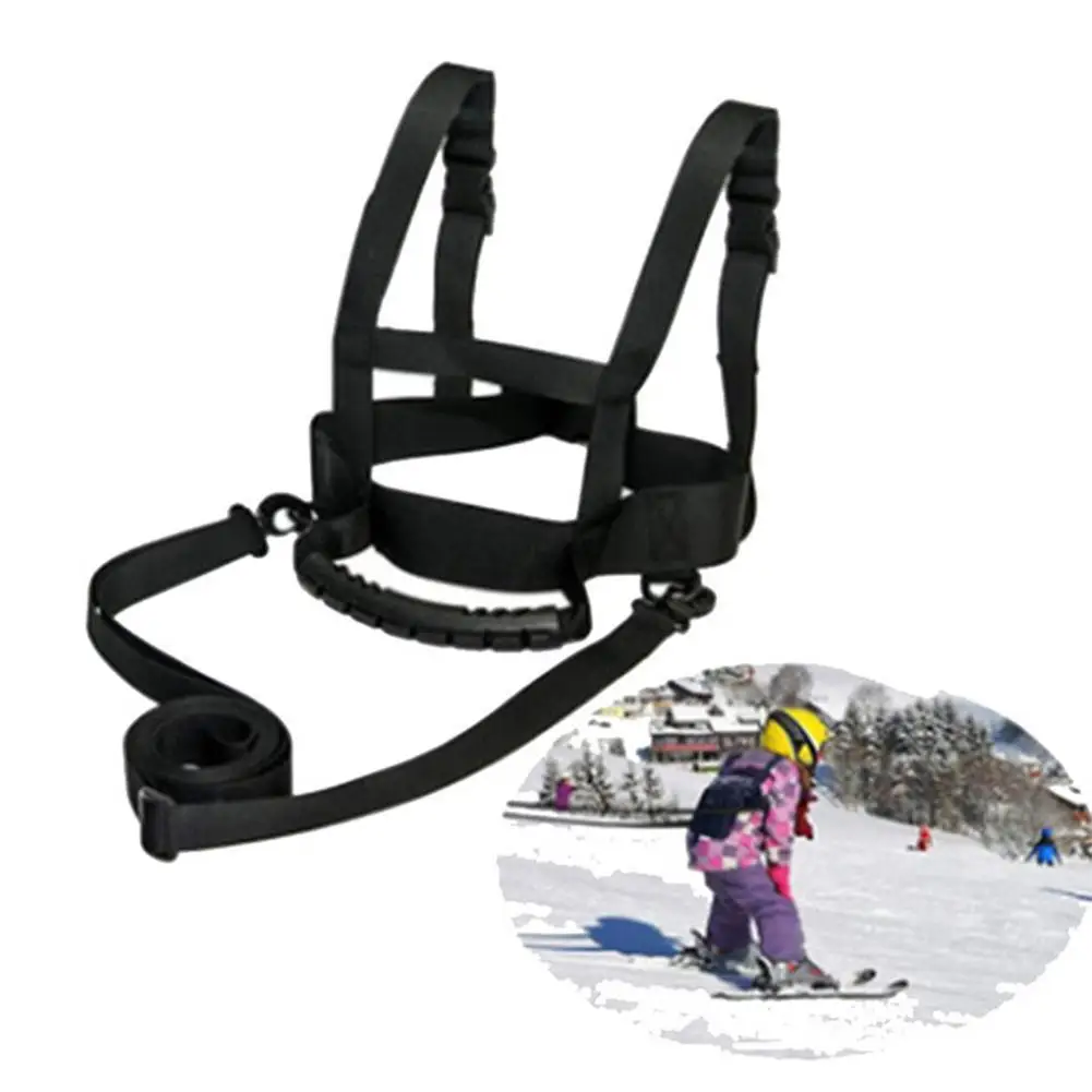 

Training Ski Safety Belt Outdoor Ski Anti-fall Traction Rope Ski Training Chest Harness Safety Traction Belt