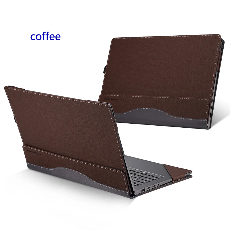 coffee Креативный дизайн чехол только для Hp Spectre X360 13," ноутбук рукав чехол из искусственной кожи защитный чехол Подарок - Цвет: coffee