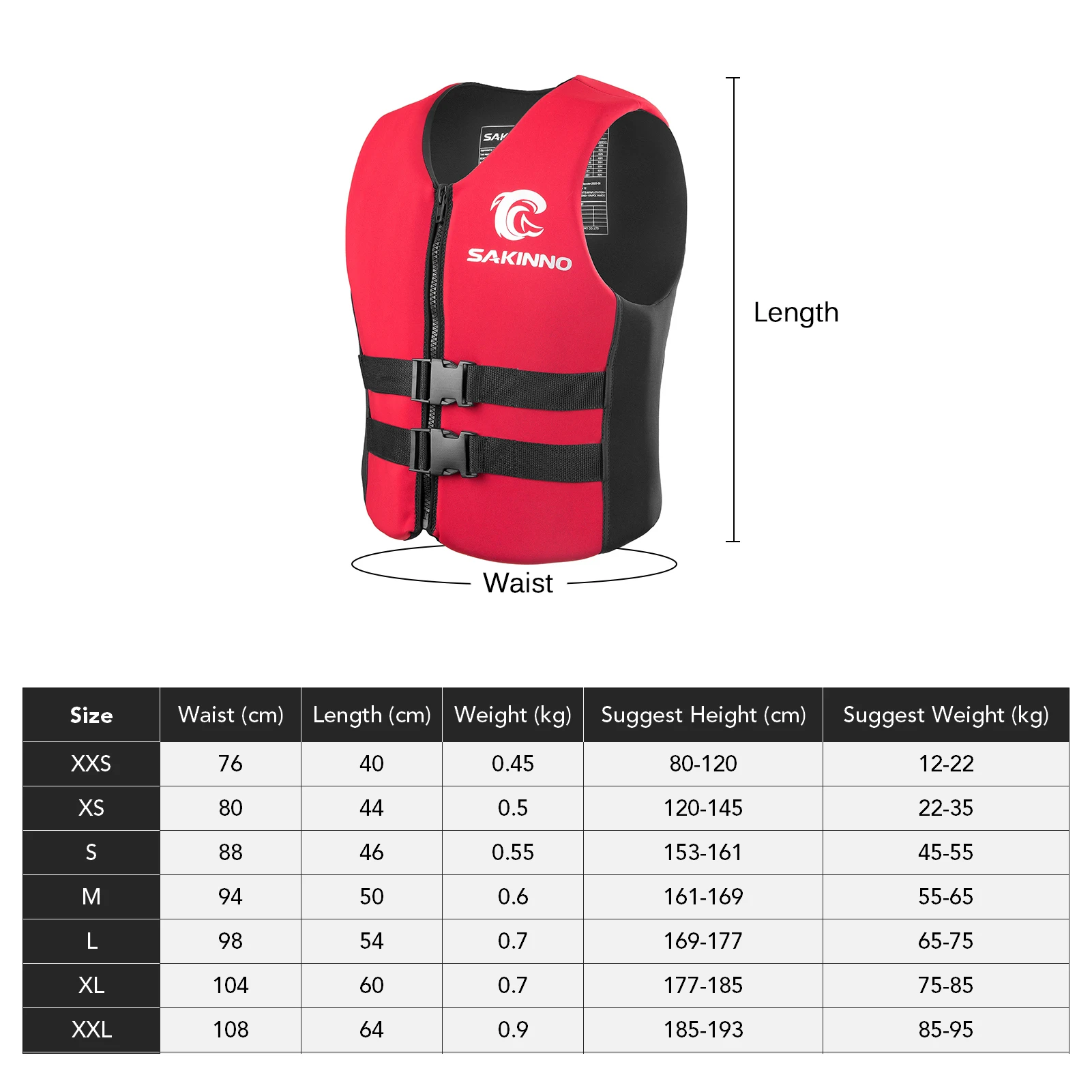 

Boating Kayaking Surfing Water Sport Safety Life Jacket Kids/Adult Life Vest Drifting Buoyancy Life Jacket Survival Swimwear