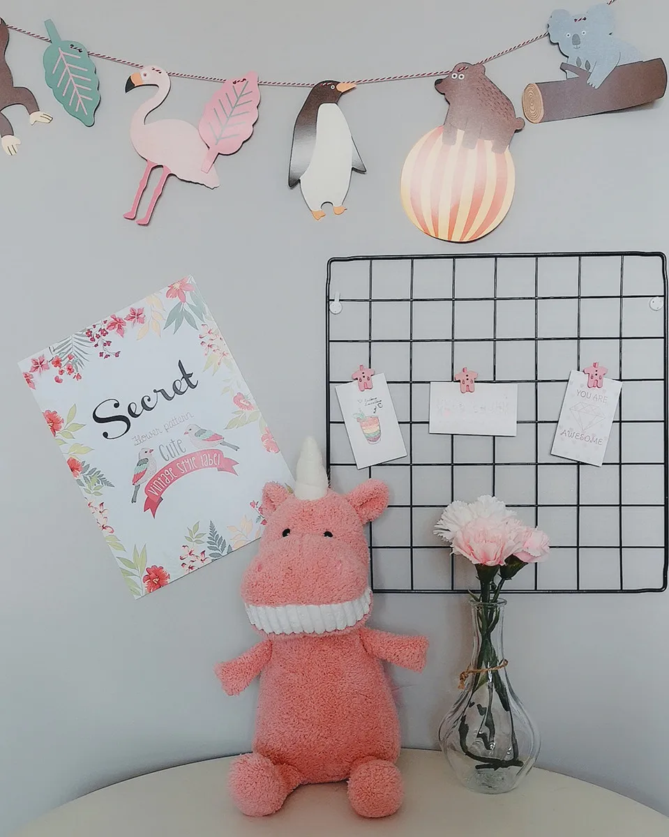 

Cartoon Pink Grin Unicorn 45cm Long Stuffed Toys Soft Plush Birthday Christmas Gift Toy #2529