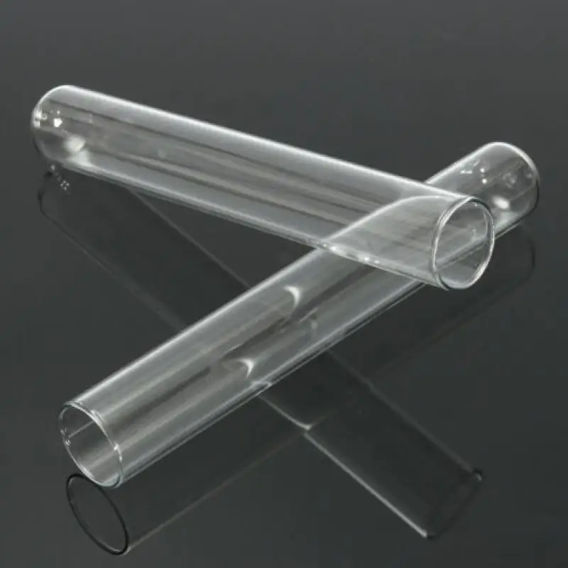 5pcs Glass Test Tube BorosilicateGlass High Temperature Resistance Laboratory Chemistry Equipment U-shaped Bottom 10-30mm - купить по