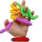 5 шт. мини-поп-трубки сенсорная игрушка для взрослых фиджет-стресс снятие стресса детские игрушки для аутизма антистресс пластиковые сильфоны детская сжимаемая игрушка