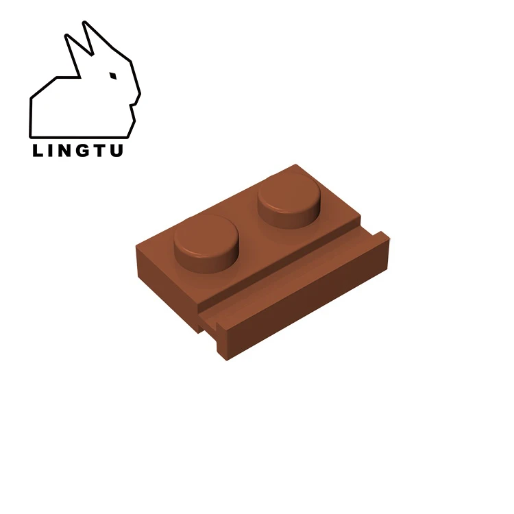 LINGTU строительный блок для бренда Fro Lego 32028 1x2 пластин Развивающие детские