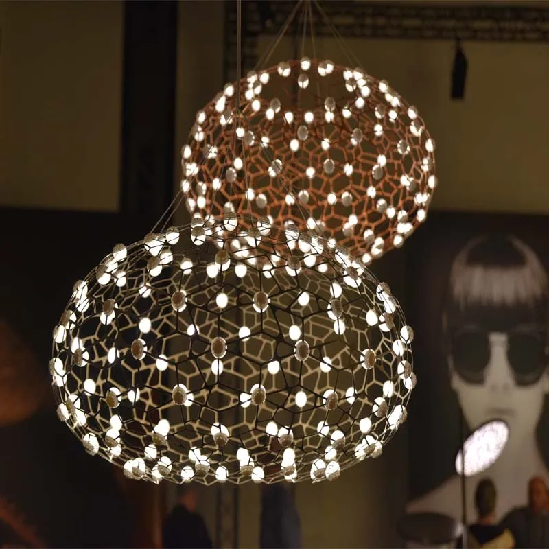 Современная Минималистичная светодиодная хрустальная люстра подвесной