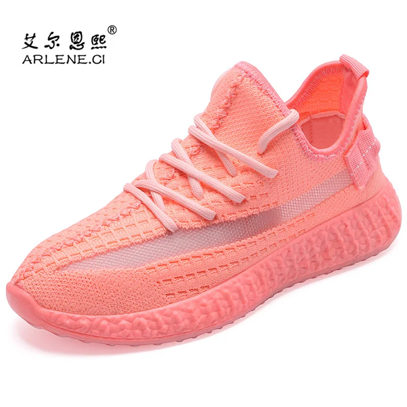 

Кроссовки-носки женские на шнуровке, Вулканизированная подошва, дышащие, Повседневная брендовая Дизайнерская обувь