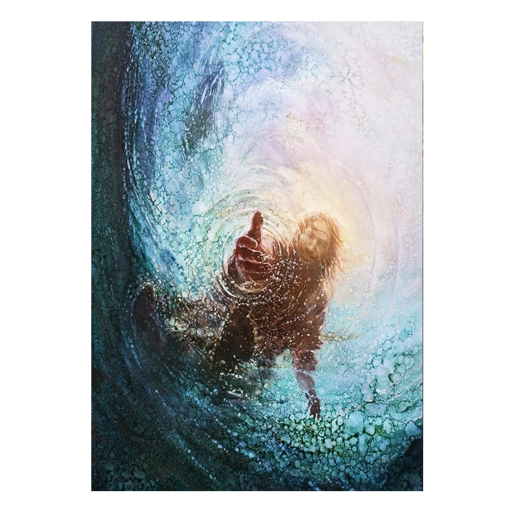 

5d DIY Diamond Painting Ocean Character Creative Picture Diamond Embroidery Mosaic Handmade Gift Home Decoration