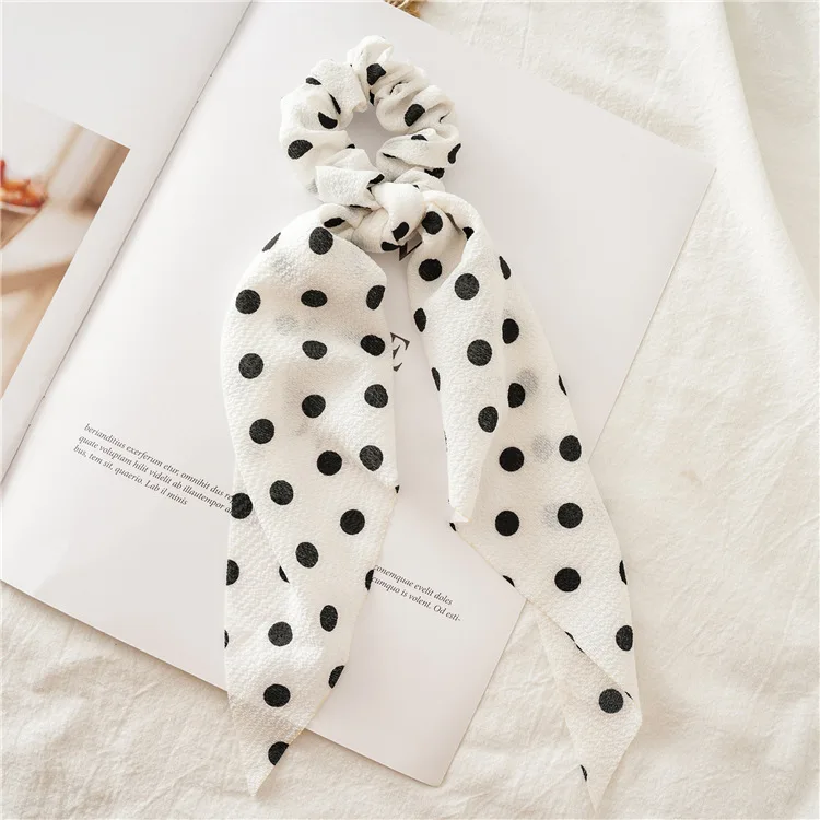 

Candy Color Women Hair Scrunchie Bows Ponytail Holder Hairband Bow Knot Scrunchy Girls Hair Ties Hair Accessories Christmas