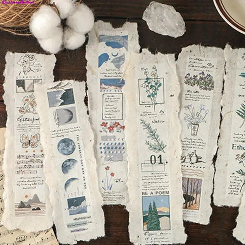 

Vintage Flower Plant Masking Washi Tape for Scrapbooking Journal Planner School Supplies Stationery