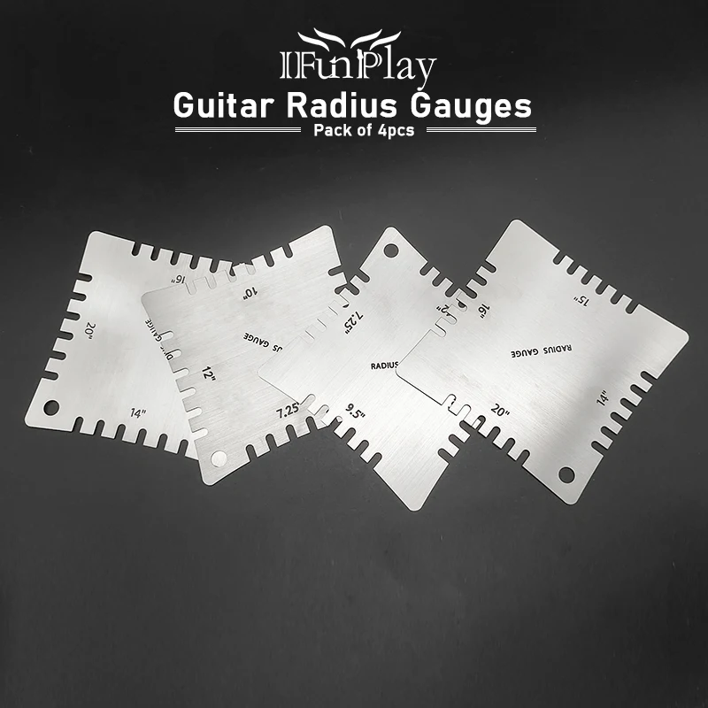 4 шт. измерители радиуса нарезки для гитарного грифа|Детали и аксессуары гитар| |