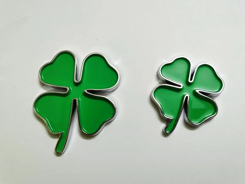 1X ABS зеленый хромированный значок клевера для Alfa Romeo четыре листа Стайлинг