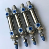 bore 1012162025mm stroke 255075100125150200250300mm dsnu series iso6432 mini round pneumatic cylinder