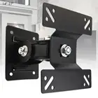 Универсальный 15 кг Регулируемый ТВ настенное крепление плоский кронштейн Панель ТВ рамка Поддержка 180 градусов вращения для 14 - 27 дюймов ЖК-дисплей СВЕТОДИОДНЫЙ монитор