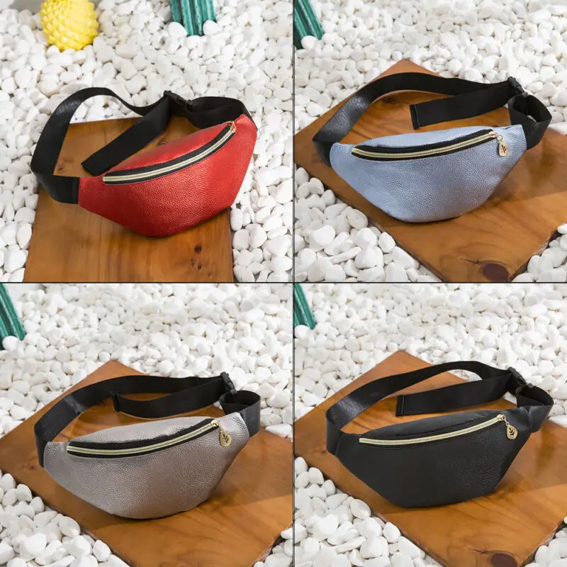 Поясная Сумка из полиуретана водонепроницаемая однотонная |