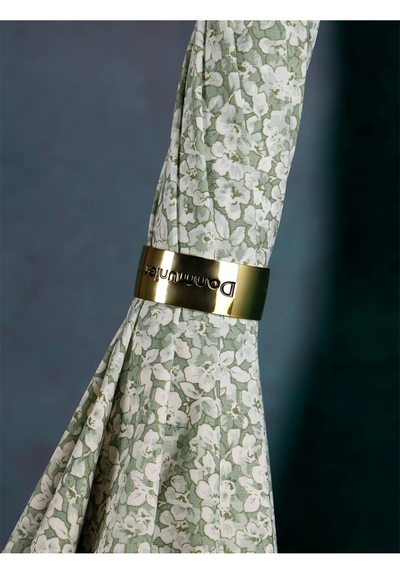 Креативный Зонт с цветочным рисунком водонепроницаемый длинной ручкой