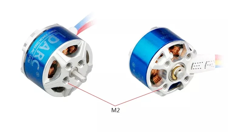 1/2/4 шт. LDARC XT1105 1105 5000KV 3S бесщеточный двигатель 1,5 мм вал для дрона с дистанционным управлением с видом от первого лица Квадрокоптер вертолет с несколькими несущими винтами, Мультикоптер