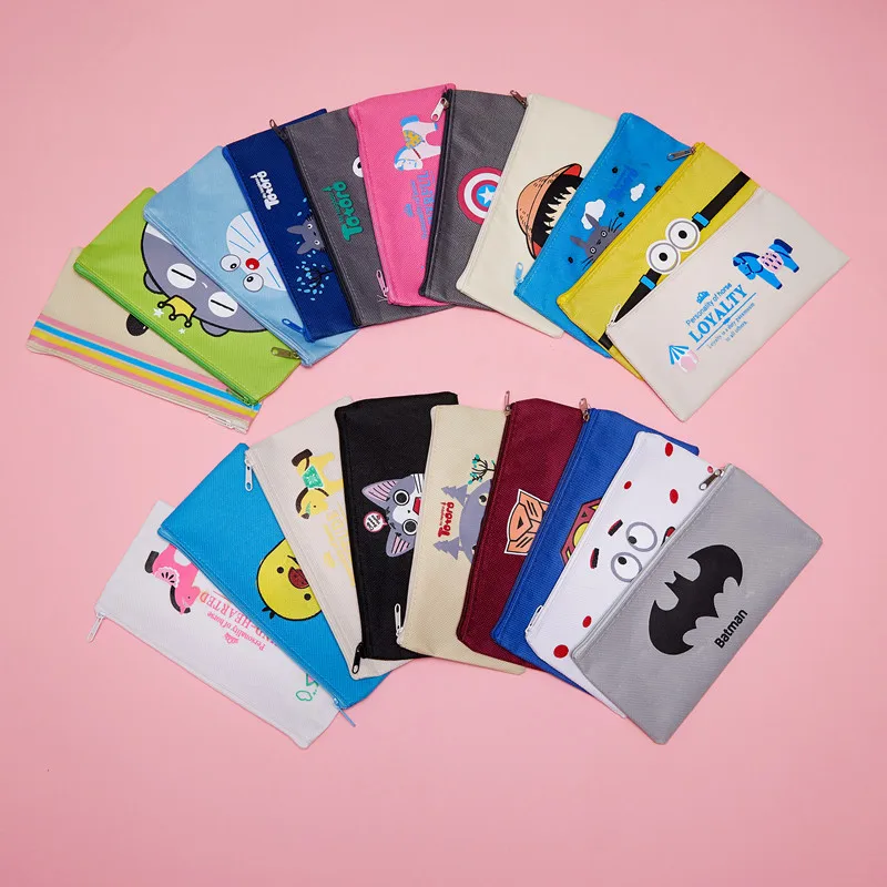 Милый тканевый чехол для карандашей с супергероями школьный подарки детей