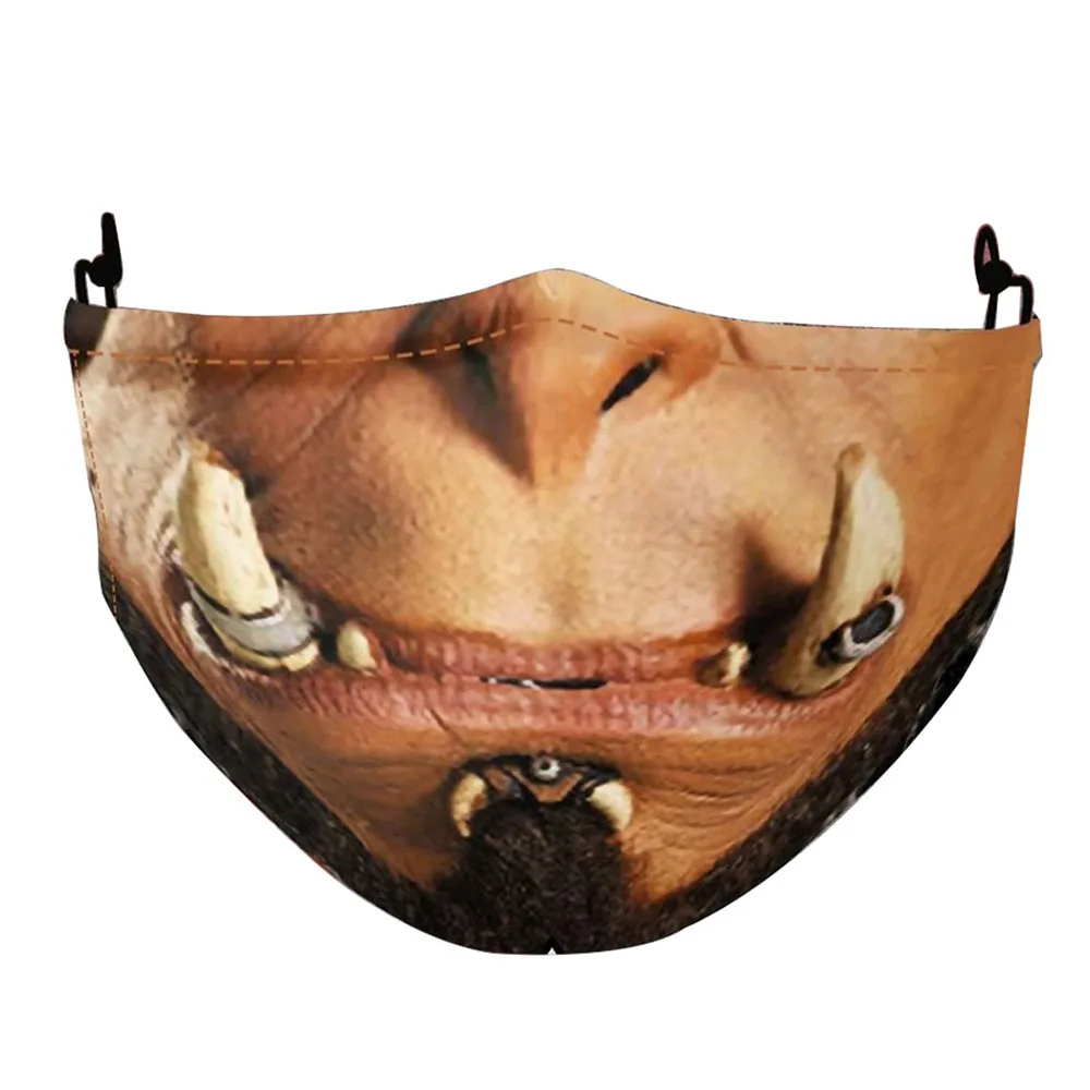 Забавные Джокер маски 3D Модный с принтом череп для взрослых Чехлы рот косплей на