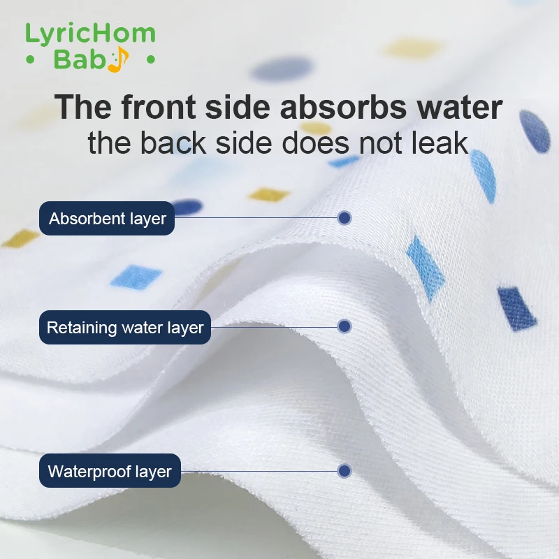 

LyricHom Baby 3 Pcs/Lot Cotton Bandana Bibs Triangle Cartoon Printed Bibs Baby Soft Infant Feeding Absorbent Bib For Baby