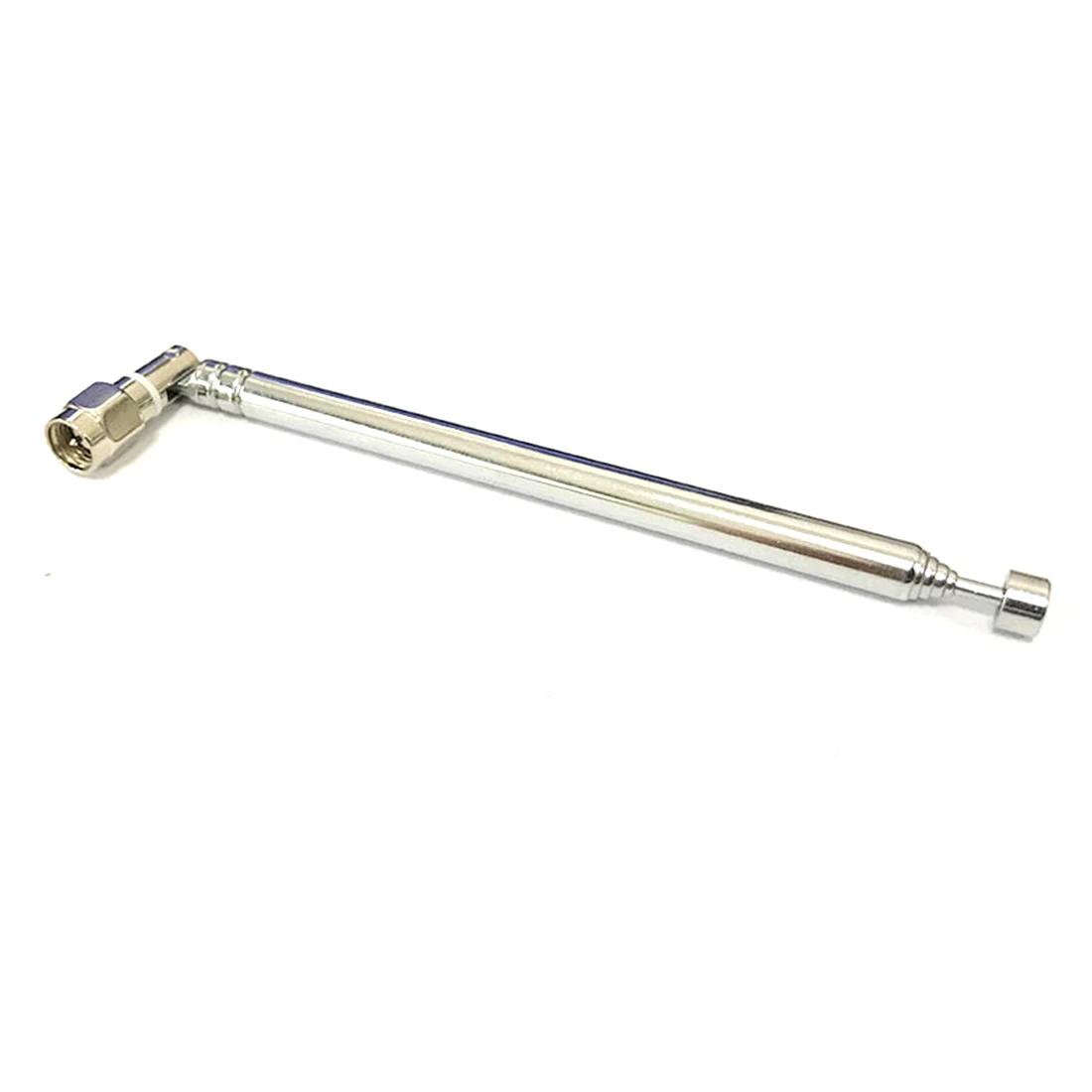 Сменная телескопическая антенна 132 мм длиной 6 секций SMA штекер для радио ТВ