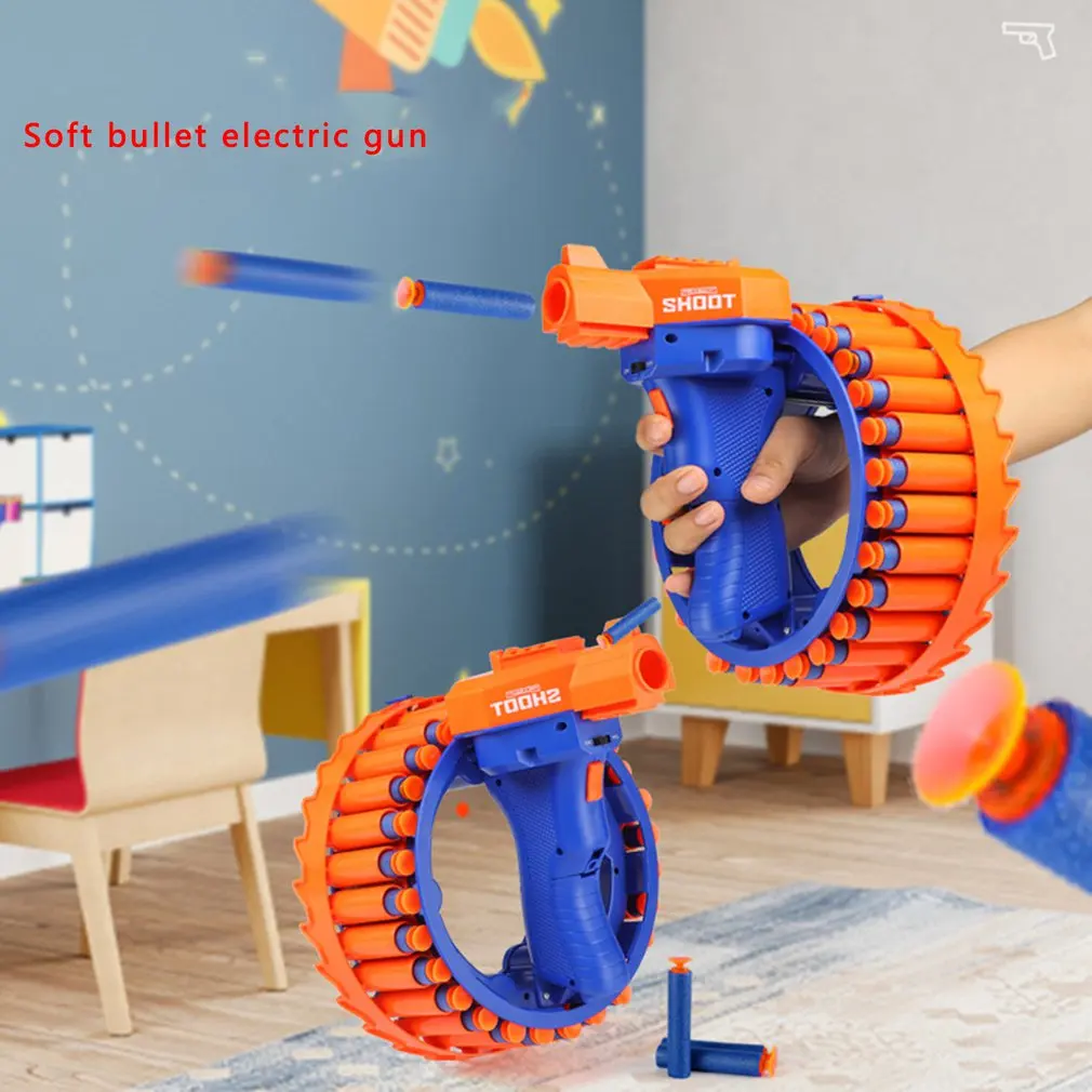 

Soft Good Bullet Toy Gun For Children Dart Suit Electric Kids Bullet Darts Toy Sight Set Children Educational Toys Guns